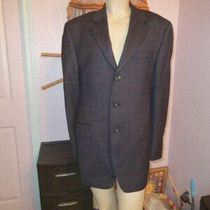 Vtg Ralph Lauren Mens Sport Coat Blazer Size 40R Suit Jacket Wool Teamsters LRL